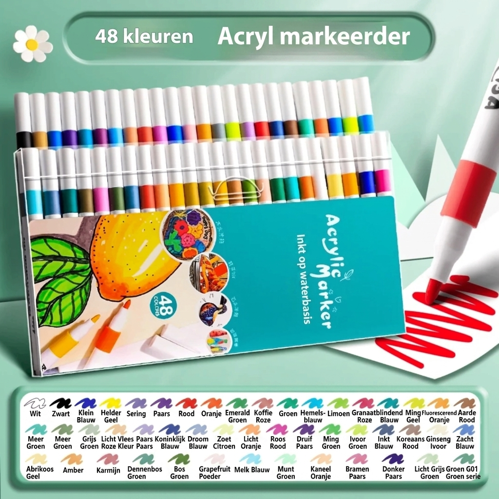 Acrylstiften voor Tekenen en Schilderen