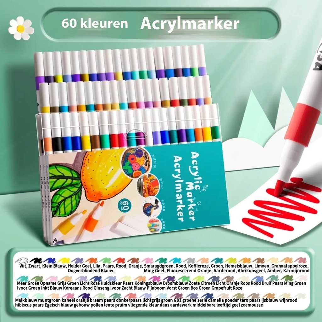 Acrylstiften voor Tekenen en Schilderen