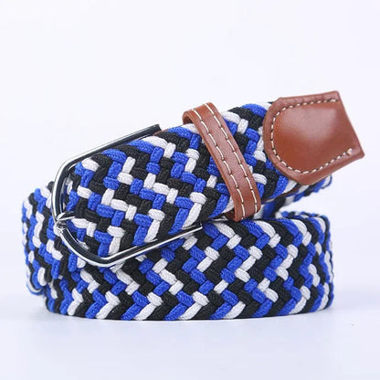 StretchBuckle elastische faux lederen riem