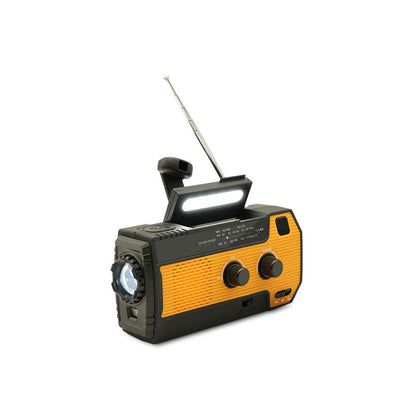 PowerWave draagbare noodradio met zonne-energie