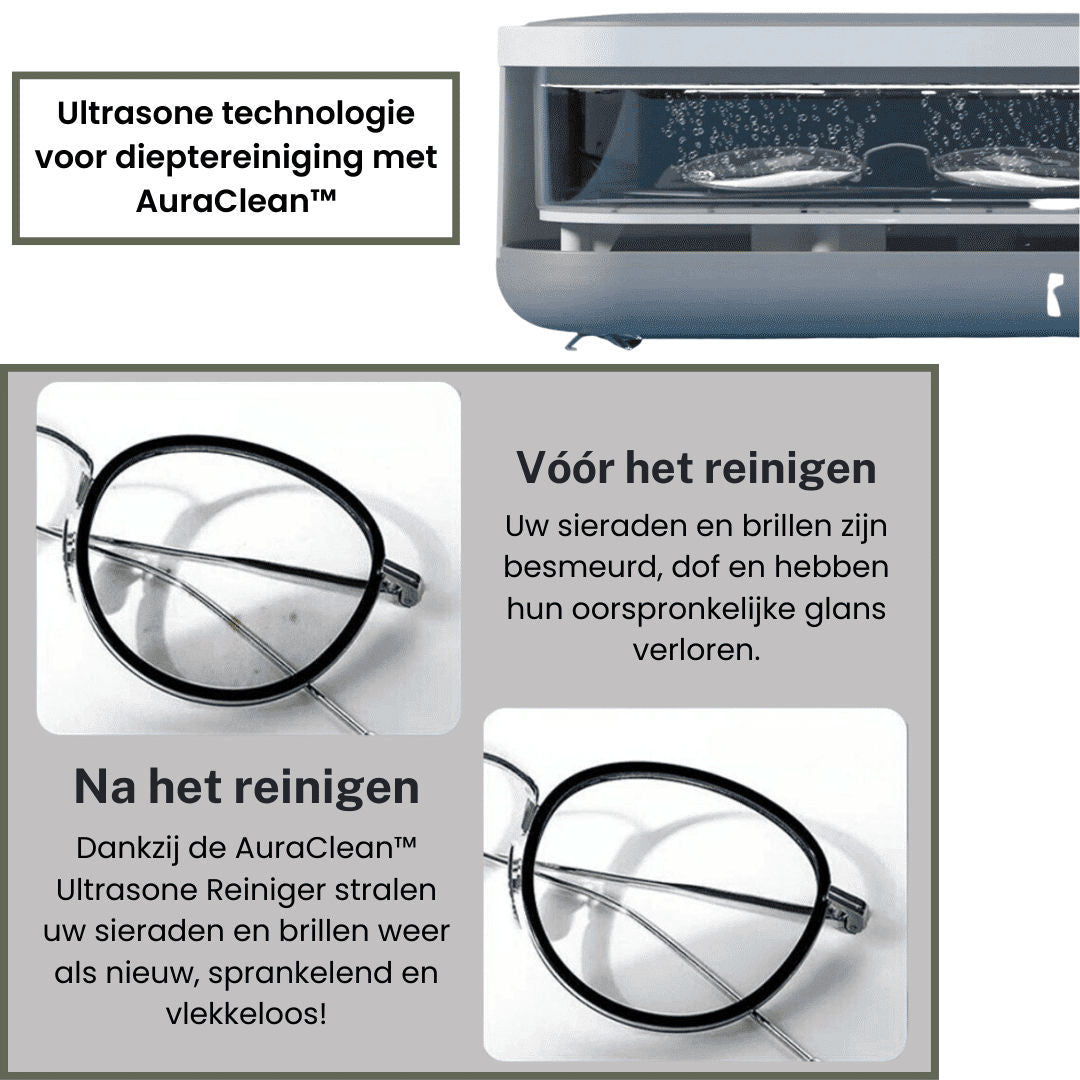 AuraClean ultrasone reiniger