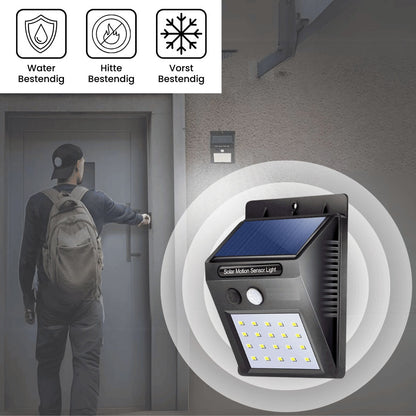 Solarled LED-buitenlamp met bewegingssensor