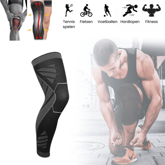 Kleev Pro kniecompressie sleeve