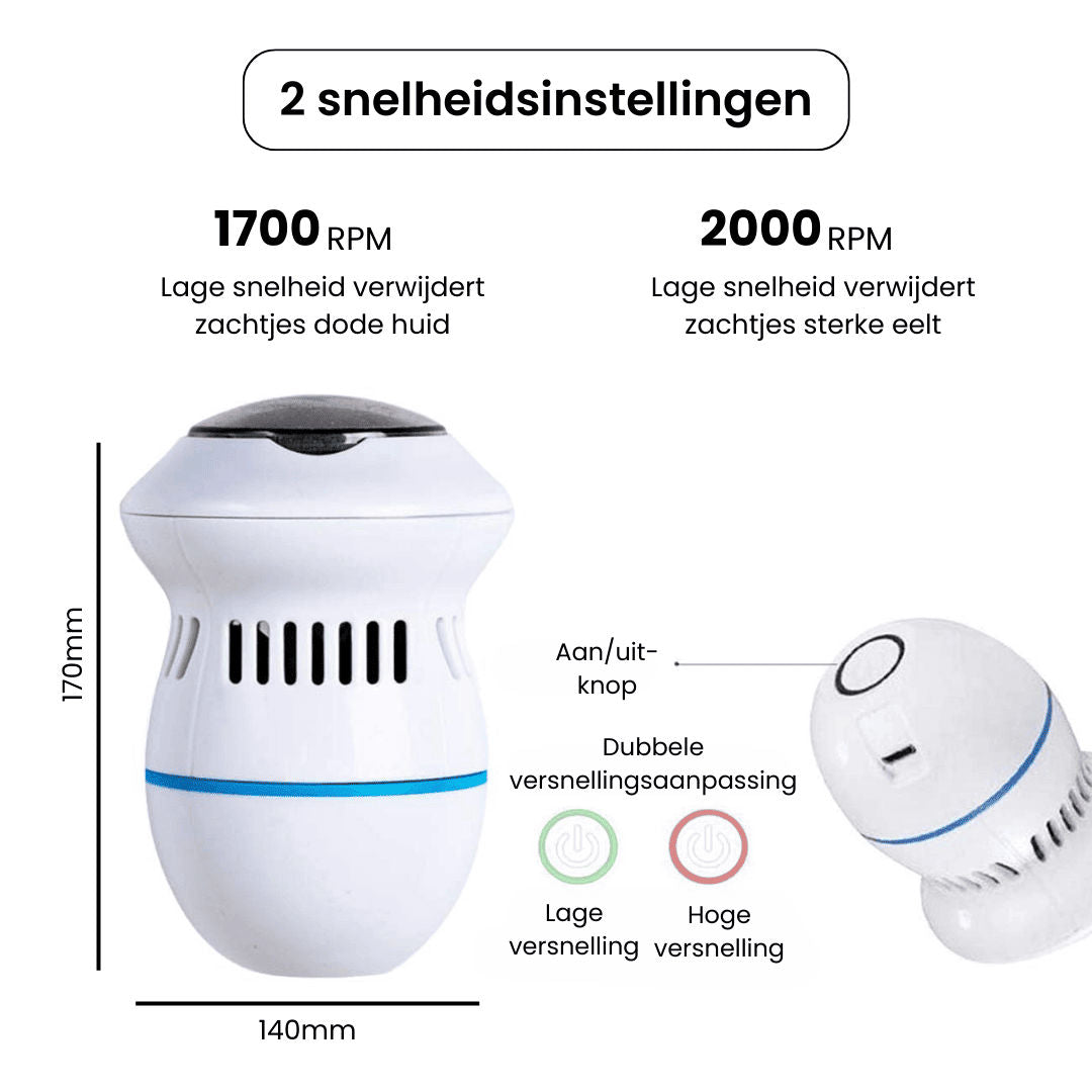 PediMax elektrische eeltverwijderaar