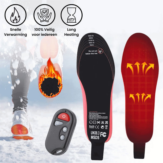 COSYFEET USB-oplaadbare verwarmde inlegzolen