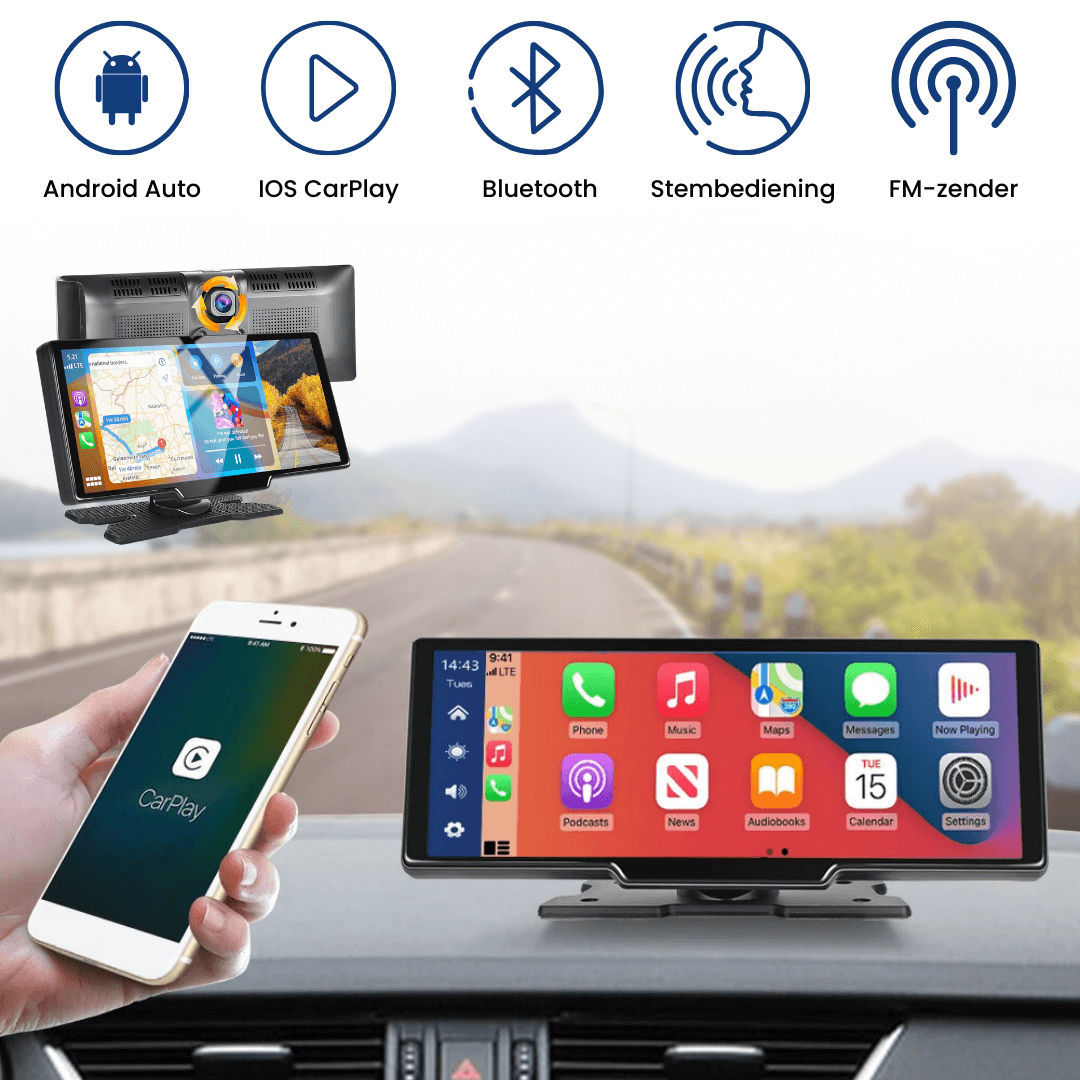 CarPlay Pro draadloze touchscreen multimediaspeler