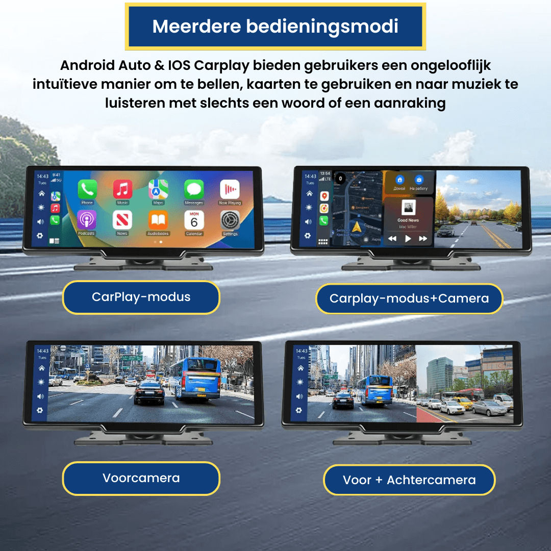 CarPlay Pro draadloze touchscreen multimediaspeler