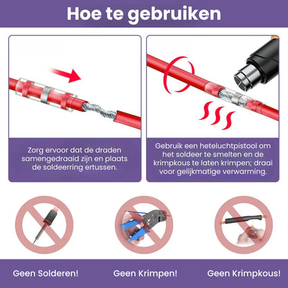 ProSolder waterdichte soldeerconnectors