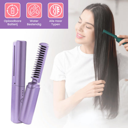 Evista draagbare 2in1 stijlkam
