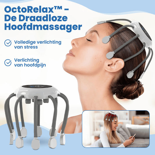 OctoRelax draadloze hoofdmassager