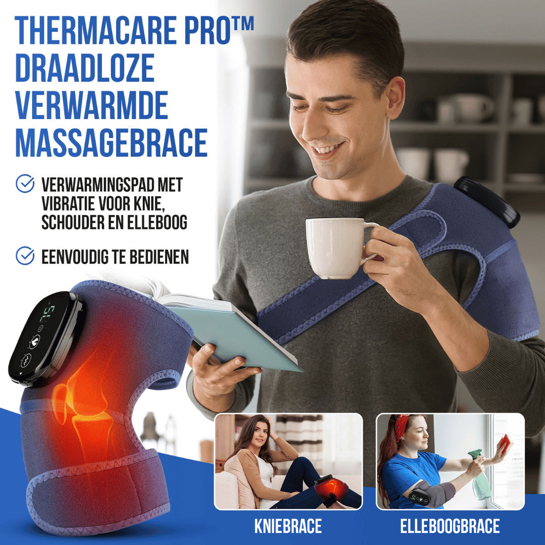 ThermaCare Pro draadloze verwarmde massagebrace