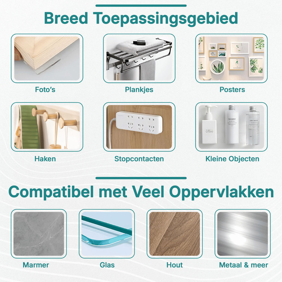 SuperGrip dubbelzijdige sterke kleefband