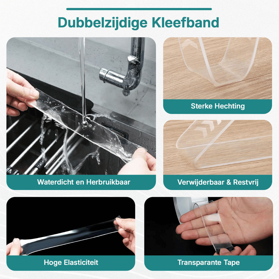 SuperGrip dubbelzijdige sterke kleefband