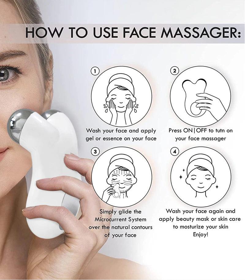 FirmGlow microstroom gezichtsmassager