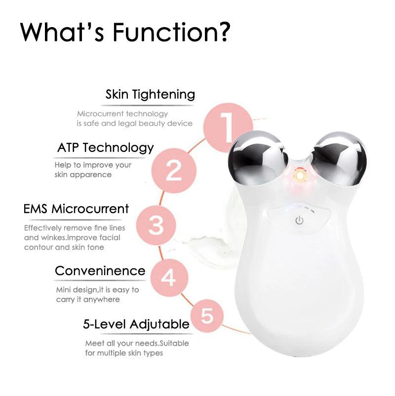 FirmGlow microstroom gezichtsmassager