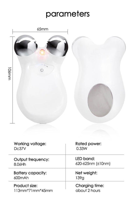 FirmGlow microstroom gezichtsmassager