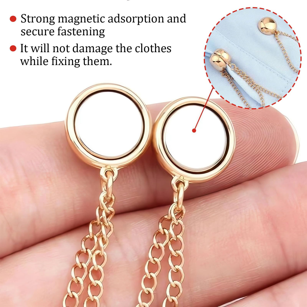StyleSnap magnetische kledingclips