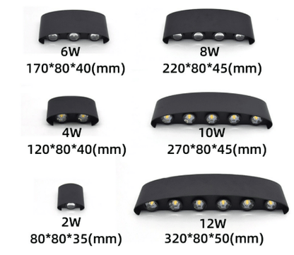 YardGlow elegante LED-buitenwandlamp