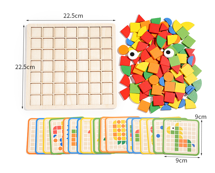 ShapeGenius educatieve houten vormenpuzzel