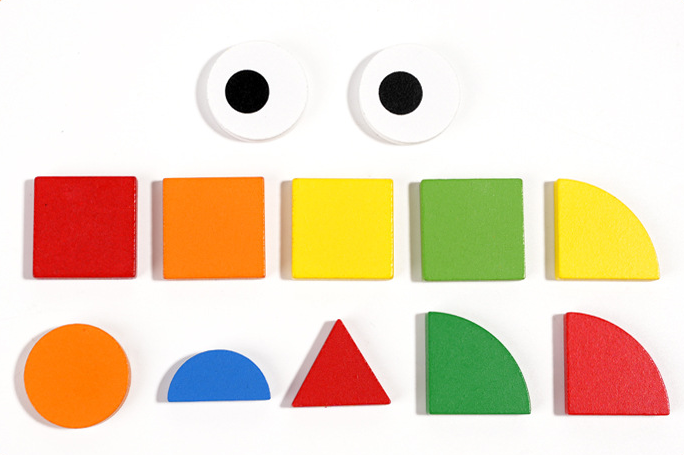 ShapeGenius educatieve houten vormenpuzzel