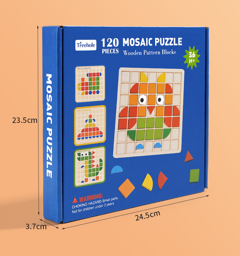 ShapeGenius educatieve houten vormenpuzzel