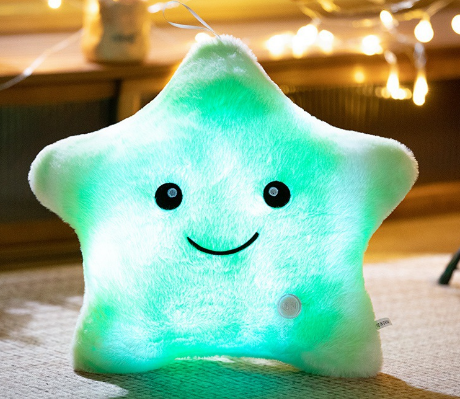 StarGlow lichtgevend knuffelkussen
