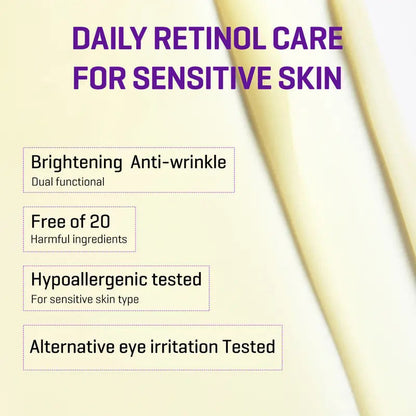 GlowFusion retinol serum & oogcrème duo
