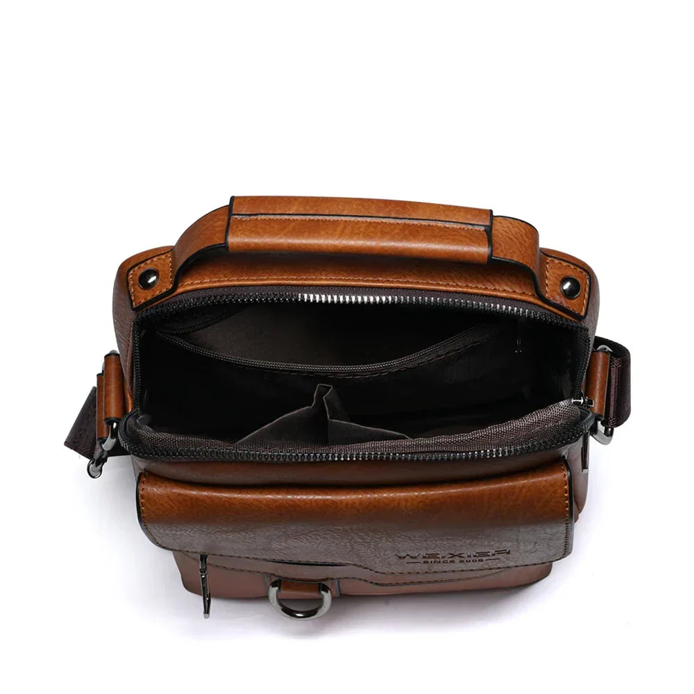Luxe Leren Crossbody Tas