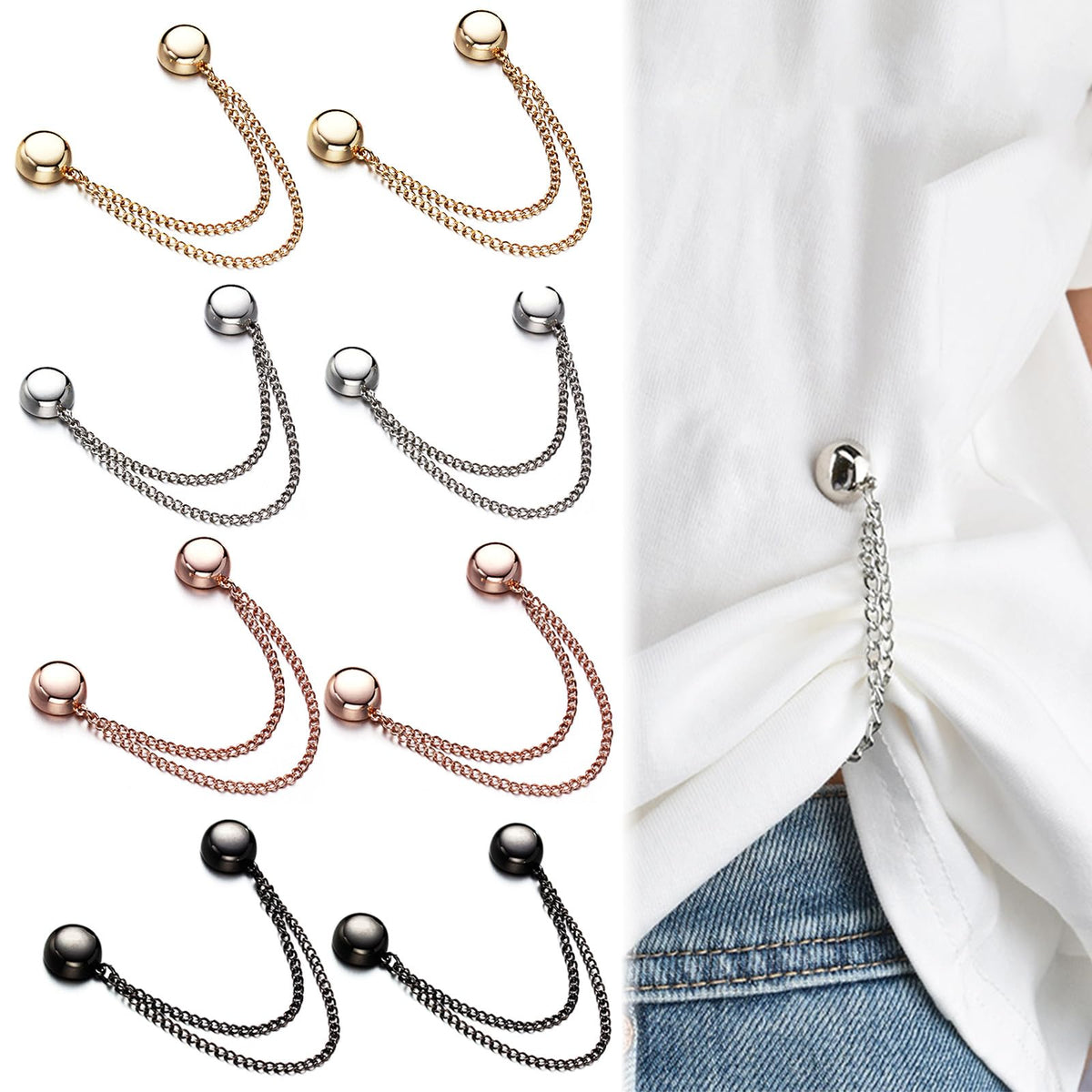 StyleSnap magnetische kledingclips