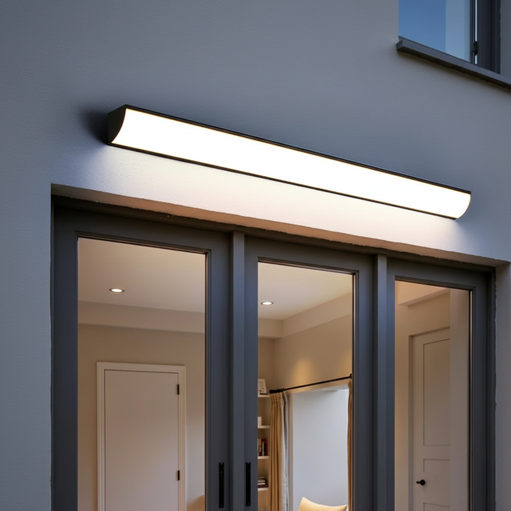 Lumio slanke LED wandlamp buiten IP65