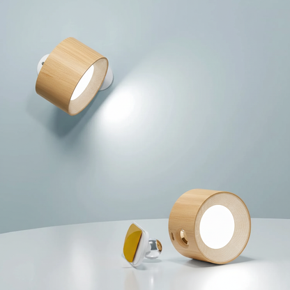Lumio draadloze wandlamp met 360° rotatie