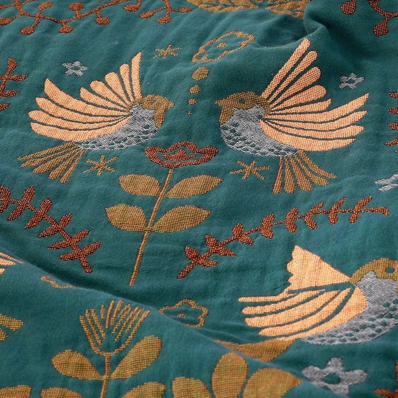 Scandinavische katoenen deken omkeerbaar plaid