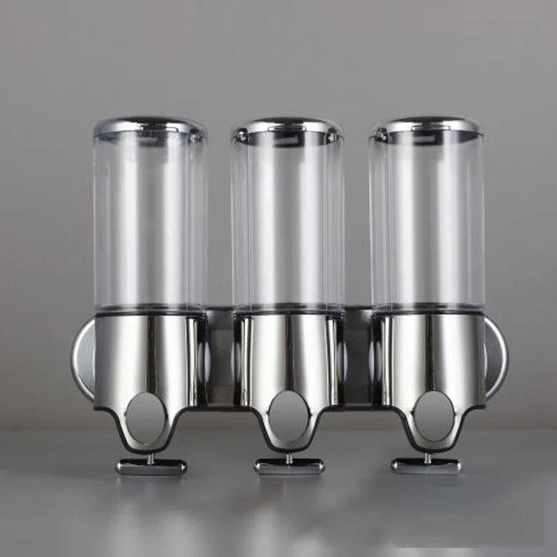 EasyDispense wandzeepdispenser met 3 compartimenten