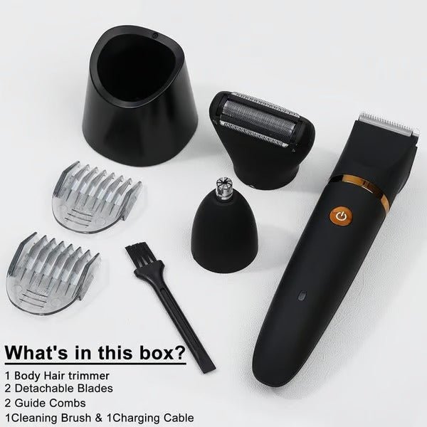 SHAVTRIQ 3-in-1 waterdicht lichaam- en intiem scheerapparaat