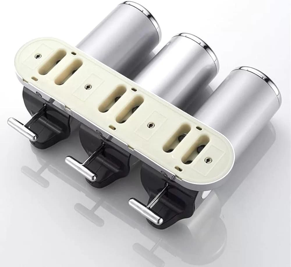 EasyDispense wandzeepdispenser met 3 compartimenten