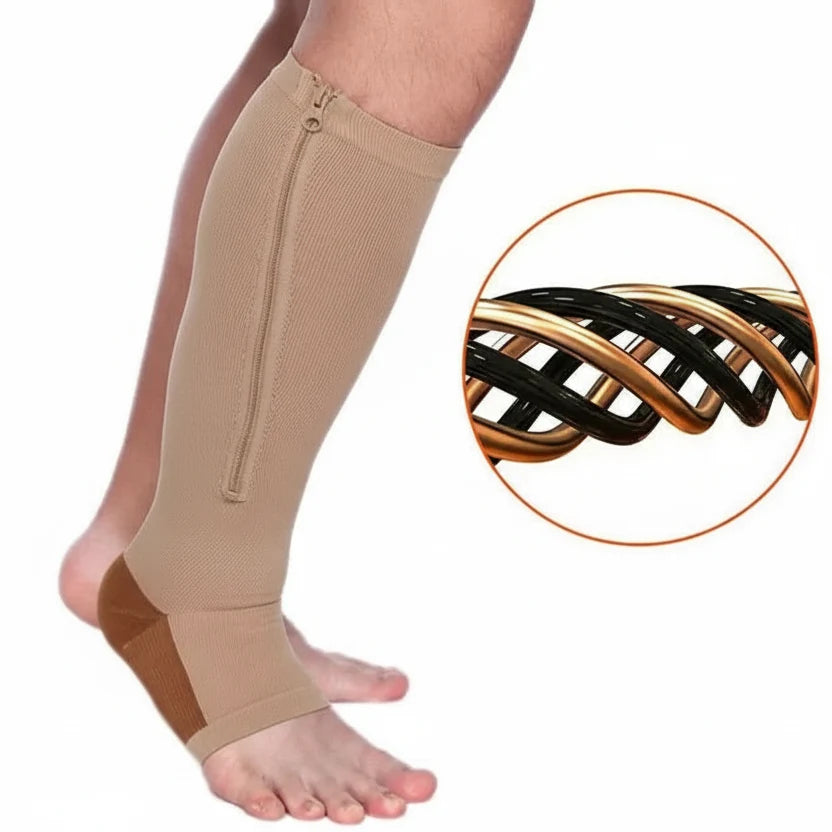CirculaRelief compressiekousen met rits