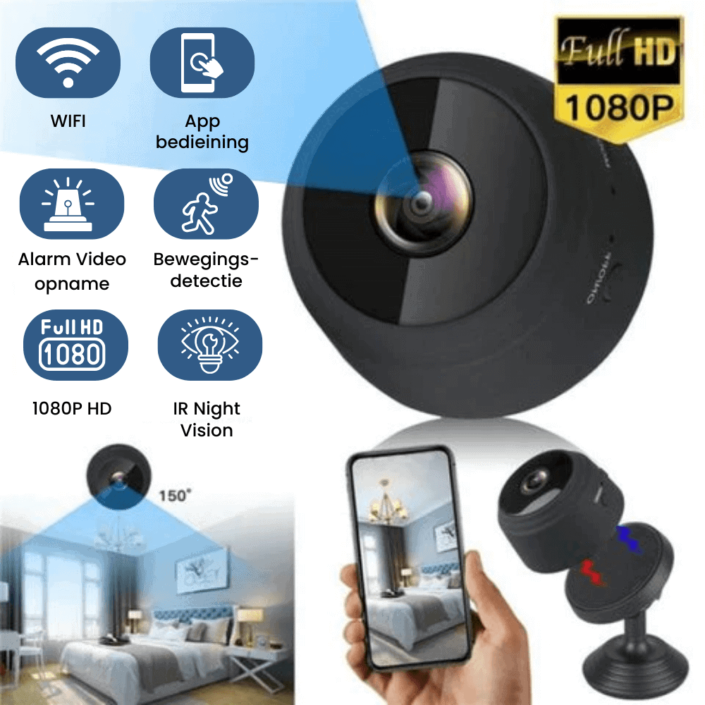 iPuck Full HD Mini Beveiligingscamera
