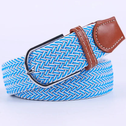 StretchBuckle elastische faux lederen riem