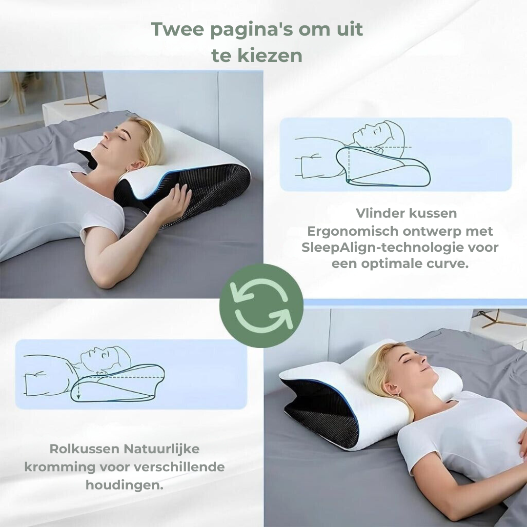 Jochem ergonomisch traagschuim nekkussen