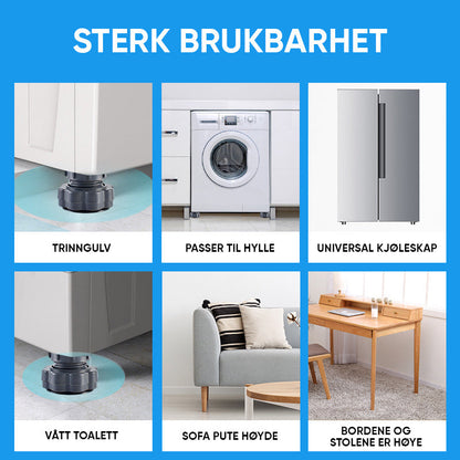 SilentBase™ antitrillingsvoetjes