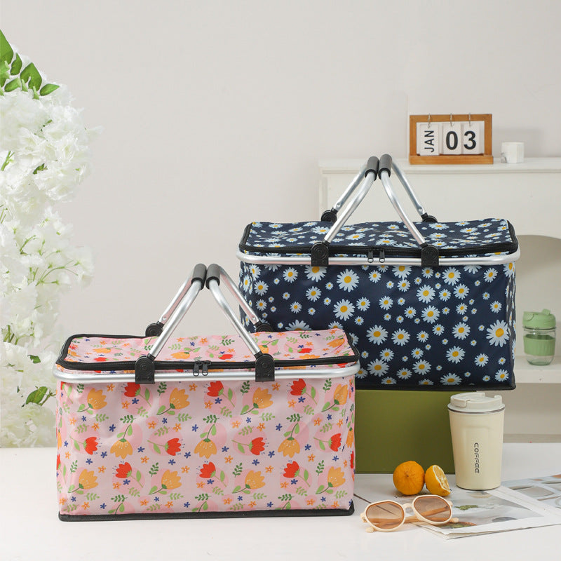 Karel opvouwbare koeltas met bloemenprint