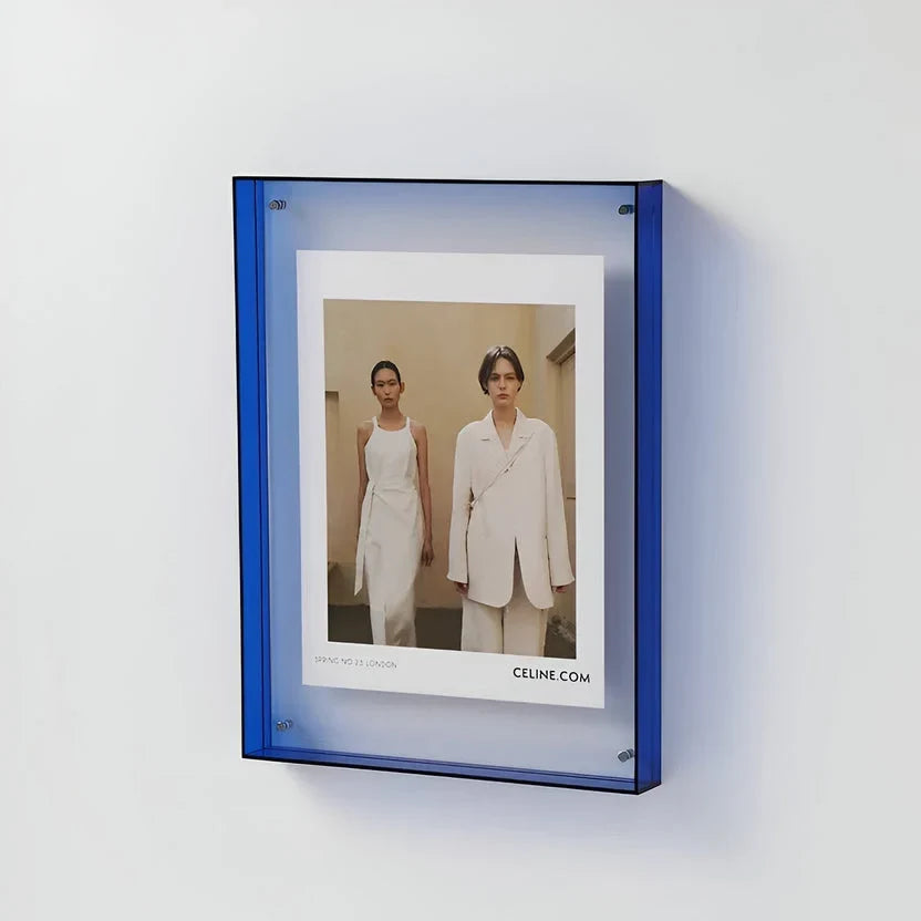 Helder acryl fotolijst minimalistische wandlijst