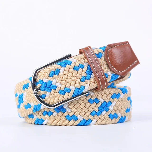 StretchBuckle elastische faux lederen riem
