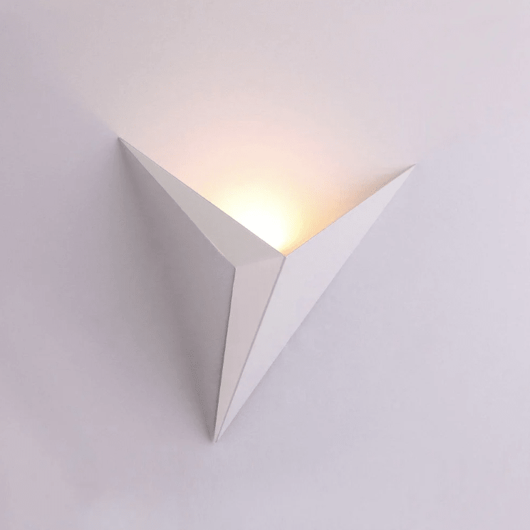 TRIGLOW moderne driehoekige LED-wandlamp
