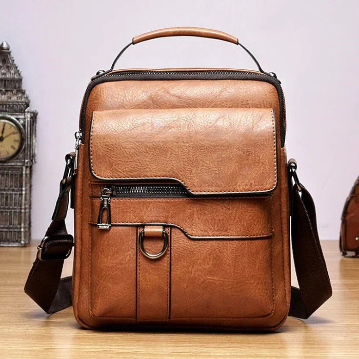 EleganceLuxe leren schoudertas