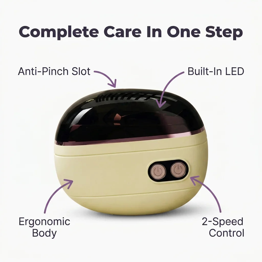 SmartTrim 2-in-1 elektrische nagelknipper en polijster