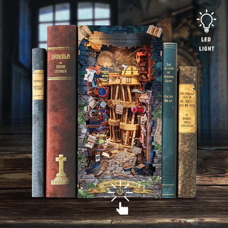 MysticBook houten doe-het-zelf book nook