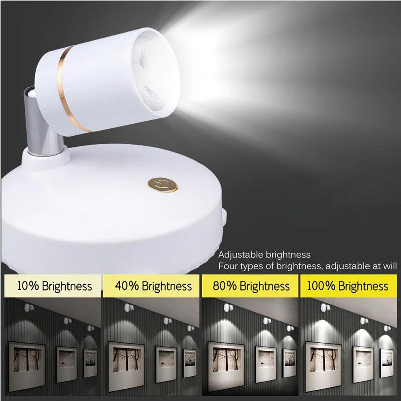 Draadloze LED-spot met dimmerfunctie