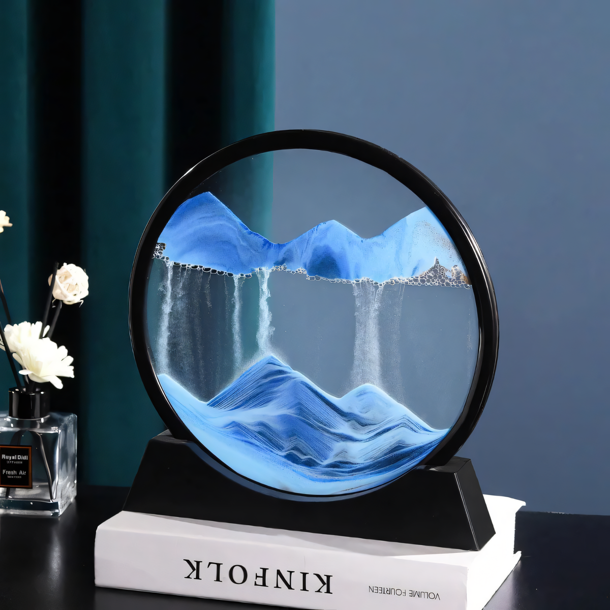 SerenitySphere bewegende zandkunst decoratie