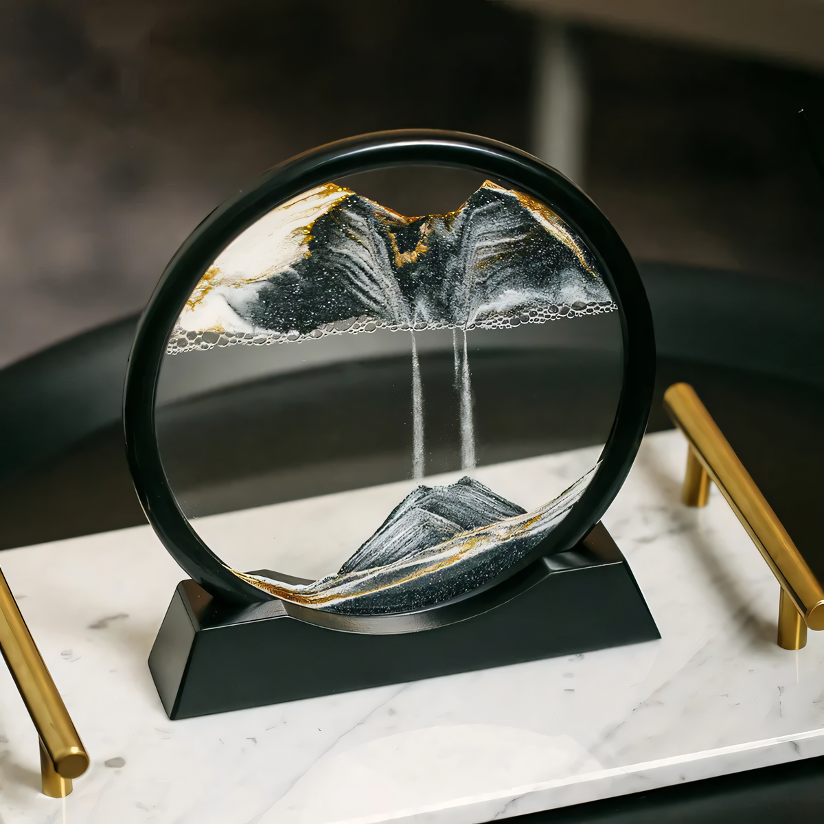 SerenitySphere bewegende zandkunst decoratie